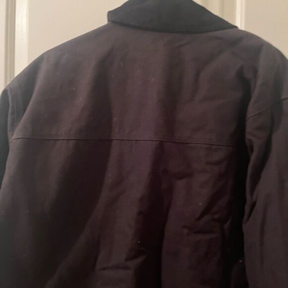 WALLS Workwear Mens Lined Heavy WorkWear Jacket Work Size Large Black - Picture 11 of 15